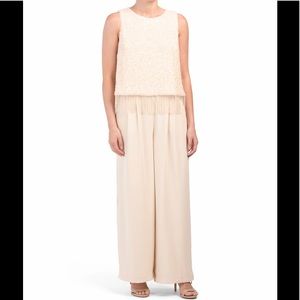 BRAND NEW APART BEADED JUMPSUIT!!